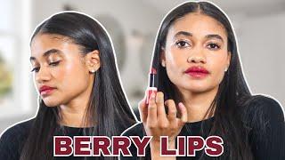 I Love Wearing A Berry Lip In Fall!