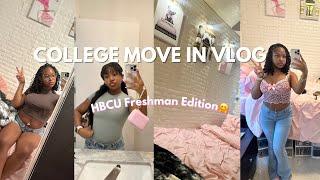 COLLEGE MOVE-IN DAY VLOG! HBCU Freshman: Clark Atlanta University🩶️