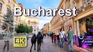 Bucharest, Romania  in 4K: A Walking Tour Through the Heart of Its Enchanting Streets