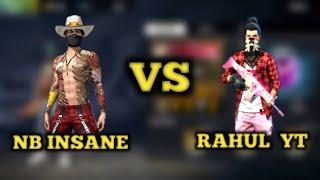 #FREEFIRE  Class squad gameplay NB INSANE VS RAHUL YT | ft. NOOB OFFICIAL