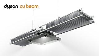 The Dyson Cu-Beam™ Duo suspended light for commercial spaces