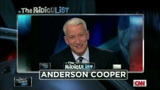 Anderson Cooper on 'RidicuList' for 2nd giggle fit