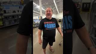 Sharing Jesus to a proud Atheist in Walmart!