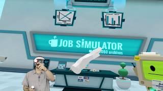 Disturbed Office Worker | Job Simulator | VR Game Room