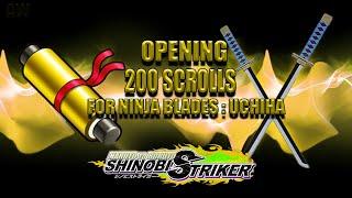 Opening 200 Scrolls for Uchiha Blades | Shinobi Striker