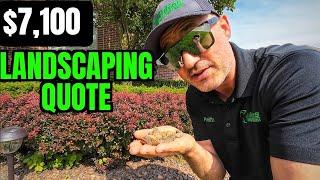How to Quote a $7,100 Landscaping Garden Bed Makeover | Prices & Costly Mistakes to AVOID