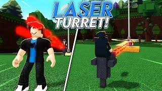 *NEW* SIMPLE LASER TURRET TUTORIAL!! | Roblox Build A Boat For Treasure