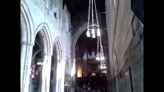 Hexham Abbey Choir practising