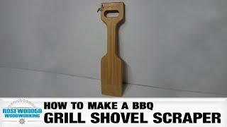 How To Make A BBQ Grill Shovel Scraper