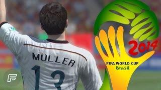 Thomas Müller - All 5 Goals In 2014 World Cup: Brazil (FIFA Remake)