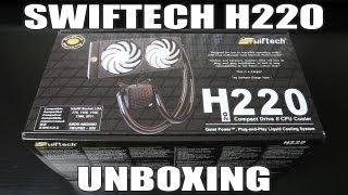 Swiftech H220 240mm Liquid CPU Cooler Unboxing