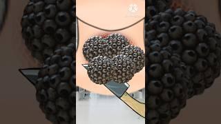 ASMR neck triphobia removing #asmr #animation  #viral #shorts