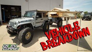 RADDEST 2 DOOR JEEP JK WITH TRAILER | VEHICLE BREAKDOWN