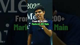 From 85 to 200+ Marks in JEE Main | IIT Motivation Status| IIT Status #shorts #iitbombay