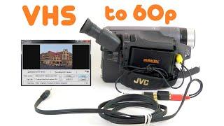 How to digitize VHS and Hi8, and convert interlaced video into smooth 50p/60p for Youtube