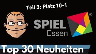 Meine Top 30 Neuheiten der SPIEL in Essen 2024 - Teil 3: Platz 10-1