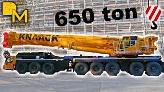 heavy lifting crane Liebherr LTM 1650-8.1 ️️ watch this powerful machine