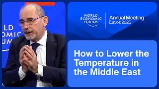 How to Lower the Temperature in the Middle East | World Economic Forum Annual Meeting 2025