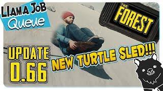 The Forest HUGE Update V0.66 Turtle Sled,  Survival Book Redesign , Head Shot damage