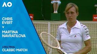 Chris Evert v Martina Navratilova Classic Match | Australian Open 1981 Final