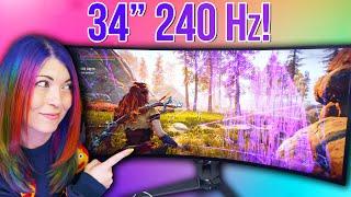 ASUS ROG OLED 34” Ultrawide 240 Hz Gaming Monitor is EPIC