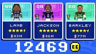 The MOST EXPENSIVE TEAM On NFL Retro Bowl 25 ($1000)