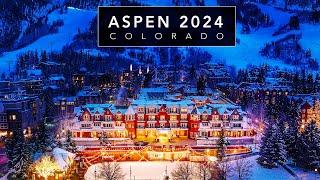 Aspen, Colorado 4K – A cinematic tour through the Christmas decorated, world famous ski town