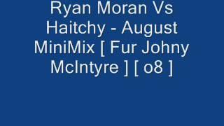 Ryan Moran Vs Haitchy - August MiniMix [ Fur Johny McIntyre ]