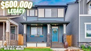 Modern Home with Upgraded Kitchen Located in Legacy, Calgary AB!