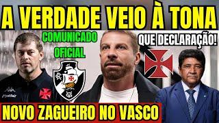 AGORA! A VERDADE VEIO À TONA NO VASCO! NOVO ZAGUEIRO! EDNALDO RODRIGUES AFIRMOU IMPARCIALIDADE! E+