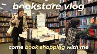 Cozy bookstore vlog like we're on facetime | book shop with me at Barnes & Noble