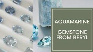 Aquamarine Cut gemstones