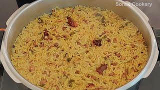 Easy Lunch Box Recipe | How To Make Tasty Cowpeas Rice