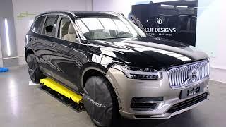 Sıfır kilometre Volvo xc90 black ıce ppf kaplama (renk değişimi) ppf kaplama nasıl yapılır.