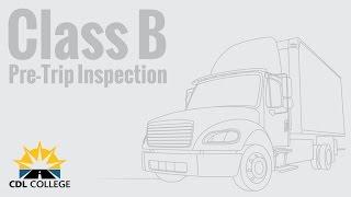  TRUCK DRIVER STUDENTS! Class B Pre Trip Inspection