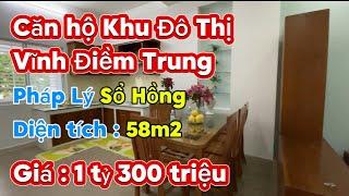 Căn hộ khu đô thị Vĩnh điềm trung đã có sổ Hồng .