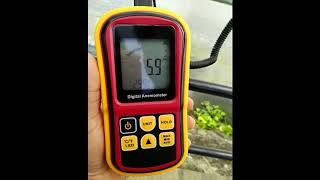 MEASURING WIND SPEED FOR SAVONIUS WIND TURBINE DESIGN