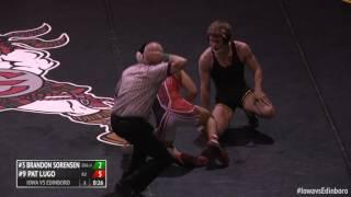 Pat Lugo vs. Brandon Sorensen (Iowa) - NWCA National Dual Series