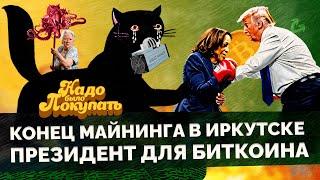 НАДО БЫЛО ПОКУПАТЬ: ЗАПРЕТ МАЙНИНГА В РФ, KRAKEN УВОЛЬНЯЕТ УБОРЩИЦ, БИТКОИН — ТРАМПИСТ ИЛИ ДЕМОКРАТ?