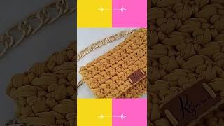 Bolsa de Crochê #shorts #fiodemalha #crochet #bolsadecroche