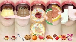 asmr EMOJI FOOD  이모지 먹방 eating sounds