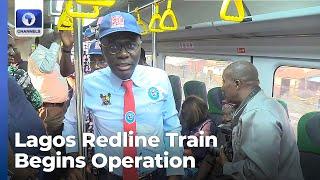 Lagos Red Line Train: Sanwo Olu Kicks Off Commercial Operations With 6 Trips