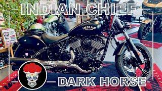 Indian CHIEF Dark Horse - First ride & comparison with Scout Bobber - German with English Subtitles