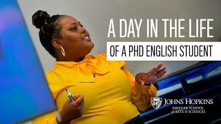 A Day in the Life of a PhD English Student at Johns Hopkins University