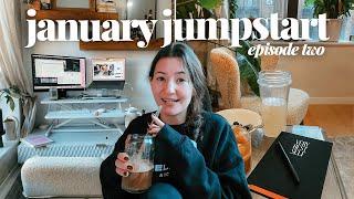 January Jumpstart Ep. 2: productive work from home routine + new year "SAY YES" mentality 