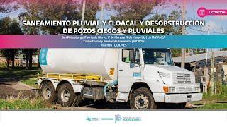 Licitación pública |Saneamiento pluvial y cloacal y desobstrucción de pozos ciegos y pluviales