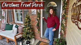 Cozy Christmas Front Porch Decorate With Me | Christmas 2024 Decorating Inspiration