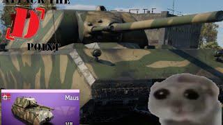 war thunder mobile : maus , el bunker andante