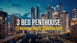 fäm Properties Presents to you this One of a Kind 3 Bed Penthouse in 23 Marina Towers, Dubai Marina.