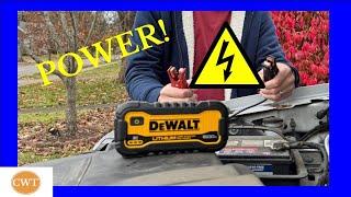 Powerful Battery Backup for Your Car (Dewalt Battery Booster - Part 1)